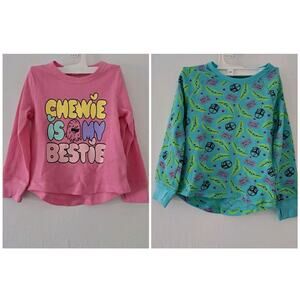 Spotted‎ Zebra Girl's 2 Pack Long Sleeve T-Shirts Sz (3-T)